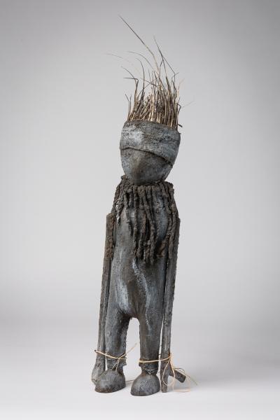 African Ivory Coast Carved Wooden Kafigueledio Senoufo Fetish Figure