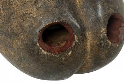 African Ivory Coast Late 20th Century Carved Wood Ngere Monkey Mask