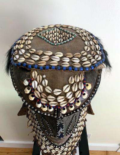 African Kuba Helmet Mask