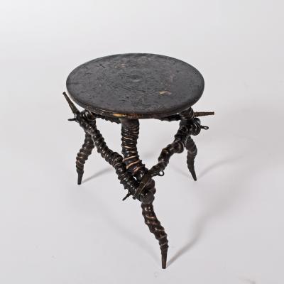 African Kudu horn side table