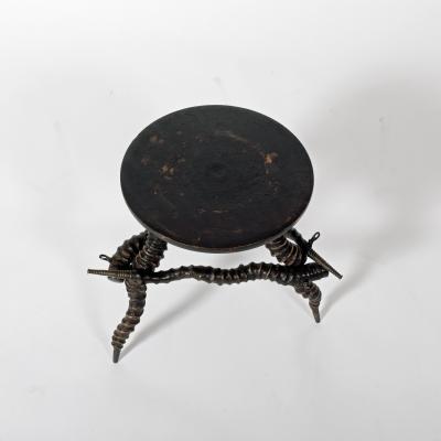 African Kudu horn side table