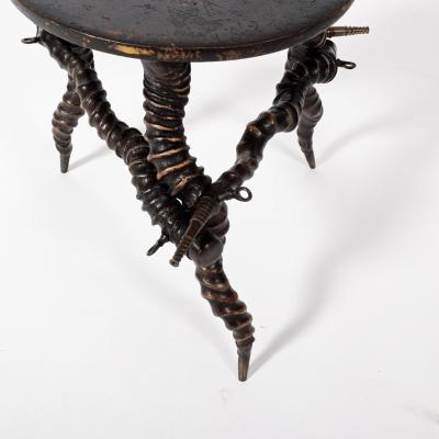 African Kudu horn side table