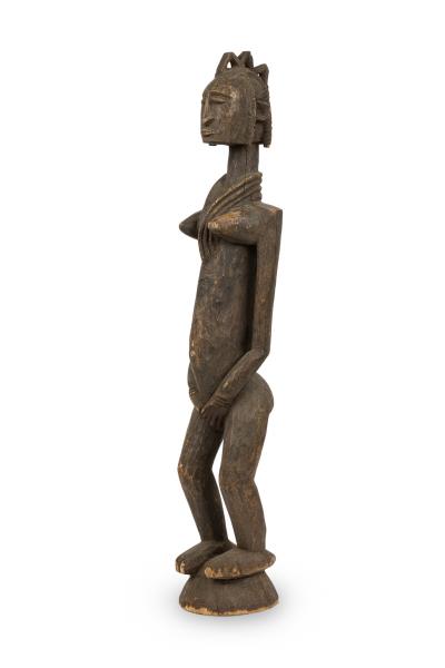 African Mali Early 20th Century Hand Carved Wooden Dogon Figure