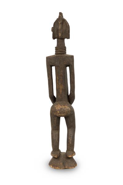 African Mali Early 20th Century Hand Carved Wooden Dogon Figure