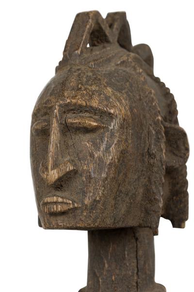 African Mali Early 20th Century Hand Carved Wooden Dogon Figure