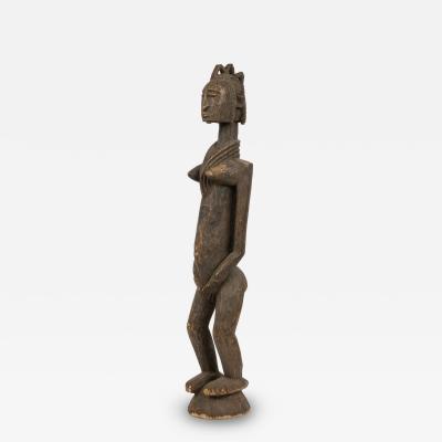 African Mali Early 20th Century Hand Carved Wooden Dogon Figure