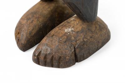 African Mali Late 20th Century Carved Wood Bamana Female Fertility Figure