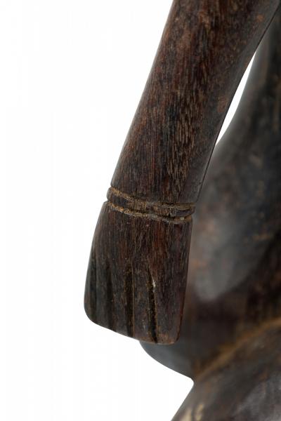 African Mali Late 20th Century Carved Wood Bamana Female Fertility Figure