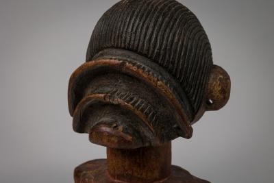African Mali Mid 20th Century Luba Female Standing Fertility Figure