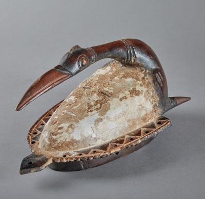 African Mask Resembling a Crane
