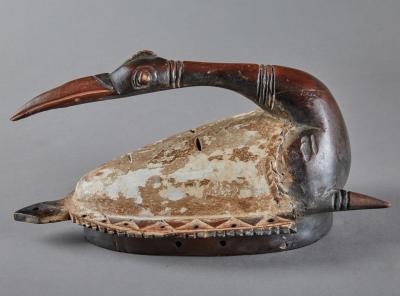 African Mask Resembling a Crane