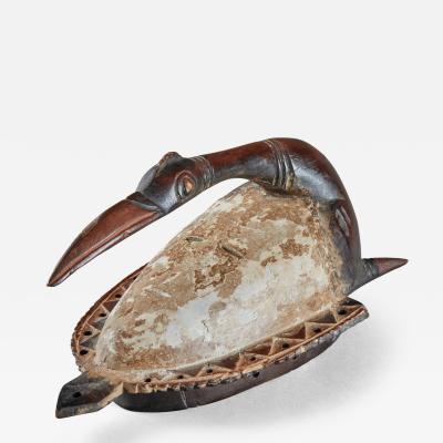 African Mask Resembling a Crane