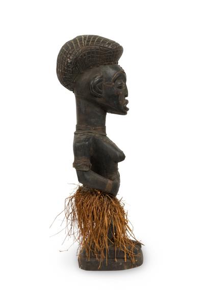 African Nigeria 20th Century Hand Crafted Yoruba Fertility Figure