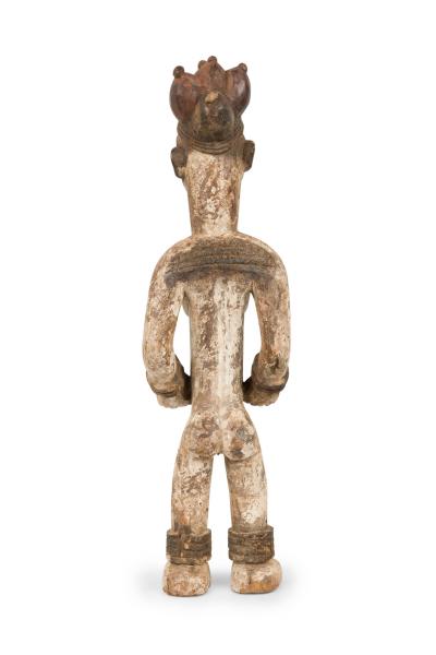 African Nigeria Mid 20th Century Hand Carved Eshu Female Figure