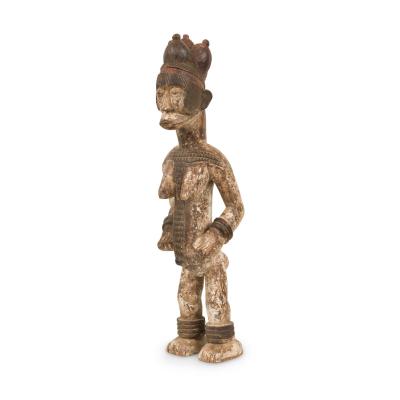 African Nigeria Mid 20th Century Hand Carved Eshu Female Figure