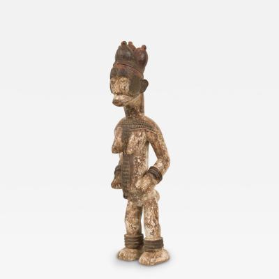 African Nigeria Mid 20th Century Hand Carved Eshu Female Figure