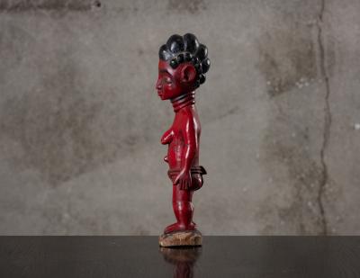African Red Painted Figure