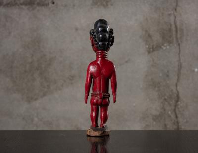 African Red Painted Figure
