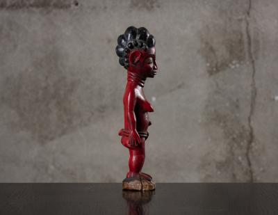 African Red Painted Figure