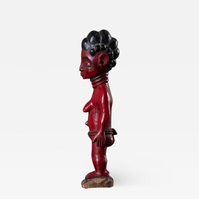 African Red Painted Figure