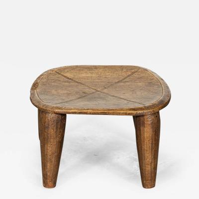 African Senufo Stool Side Table