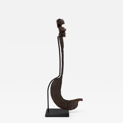 African Sickle Currency with Figure