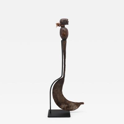 African Sickle Currency with Figure