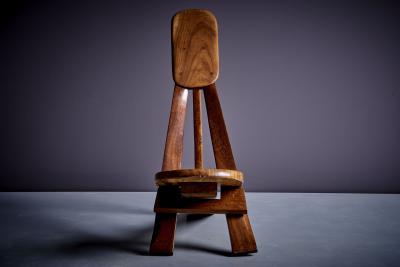 African Studio Chair France 1960s