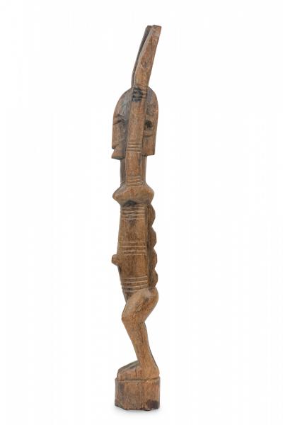African Tanzania 20th Century Carved Wood Makonde Female Figure