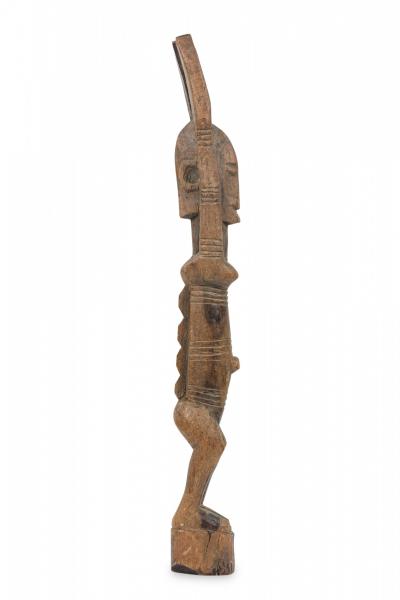 African Tanzania 20th Century Carved Wood Makonde Female Figure