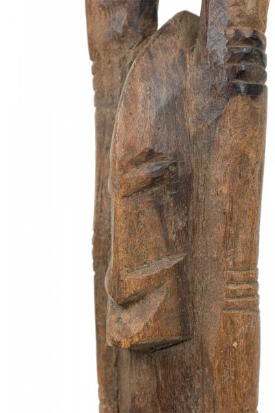 African Tanzania 20th Century Carved Wood Makonde Female Figure