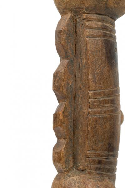 African Tanzania 20th Century Carved Wood Makonde Female Figure