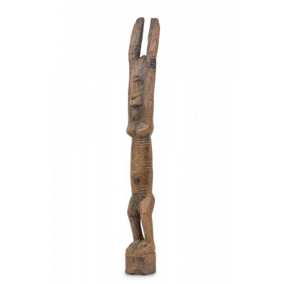 African Tanzania 20th Century Carved Wood Makonde Female Figure