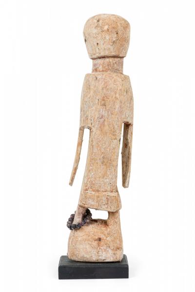 African Togo 20th Century Carved Wood Legba Aja Figure on Stand