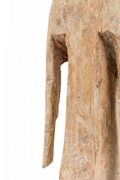 African Togo 20th Century Carved Wood Legba Aja Figure on Stand