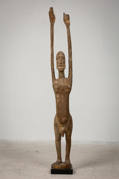 African Wooden Fertility God Figure