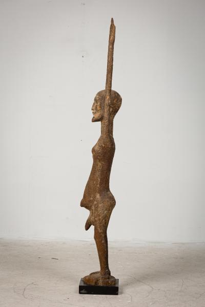 African Wooden Fertility God Figure
