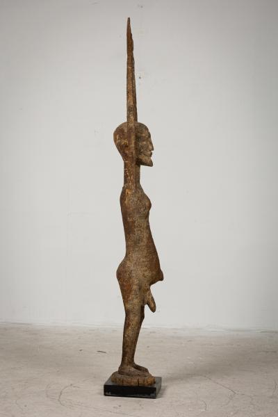 African Wooden Fertility God Figure