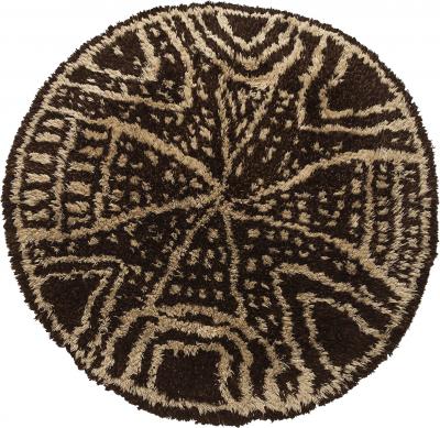 Afrika Swedish Round Rya Rug