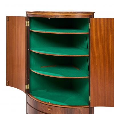 Agner Christoffersen Agner Christoffersen Mid Century Danish Rosewood Corner Cabinet