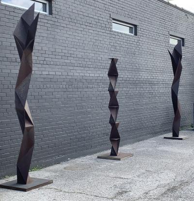 Aijiro Wakita The Rust Three Sculptures by Aijiro Wakita