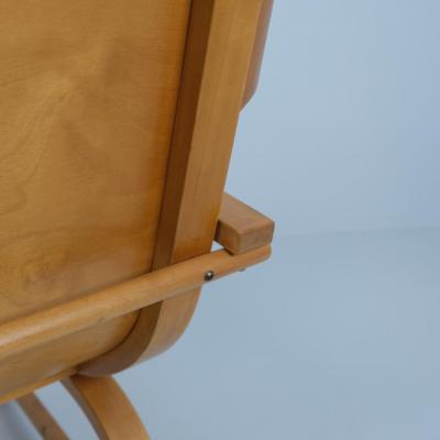 Aino Aalto Exceptionally Rare Aino Aalto Chair Model 3920 Birch White Wool Artek 1940s