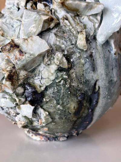 Akiko Hirai Contemporary Ceramic Moon Jar by Akiko Hirai