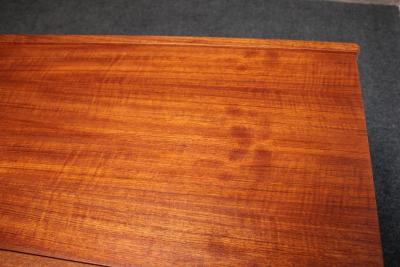 Aksel Kjersgaard Danish Modern Two Tier Extendable Bar Cart with Leaf by Aksel Kjersgaard