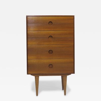 Aksel Kjersgaard Kai Kristiansen Narrow Danish Teak Chest