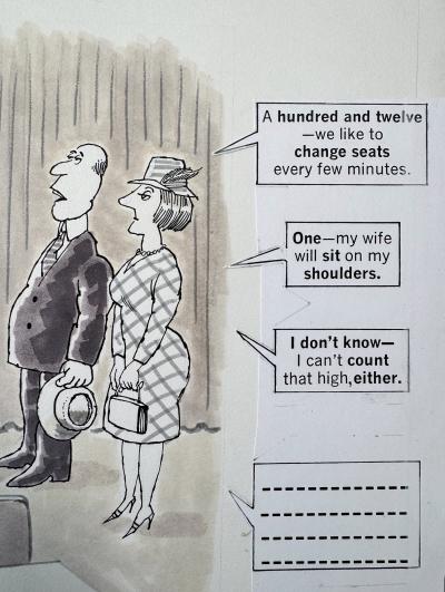 Al Jaffee Snappy Answers to Stupid Questions Mad Magazine Table for How Many