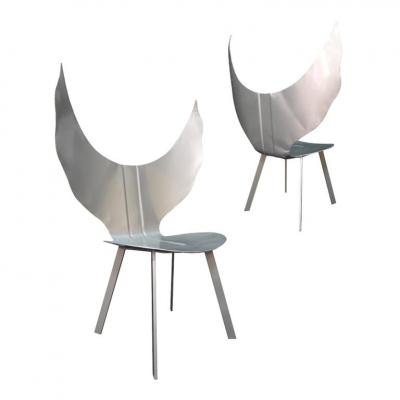 Al Jord o Contemporary Angel Chair from Cars Never Die Collection by Al Jord o Brazil