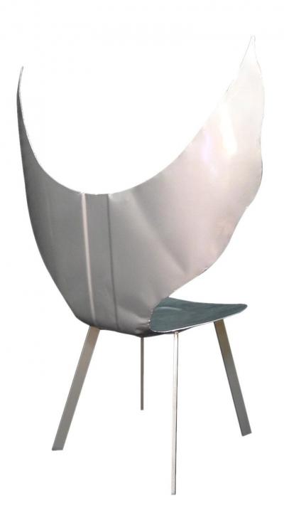 Al Jord o Contemporary Angel Chair from Cars Never Die Collection by Al Jord o Brazil