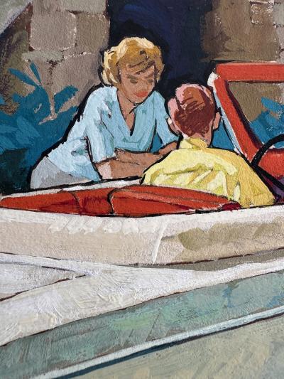 Al Schmidt Oldsmobile Cutlass Car Advertisement Artwork Automobilia