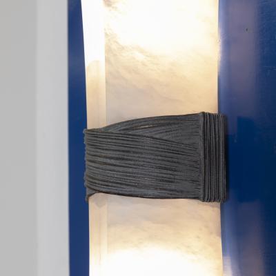 Alabaster and bronze sconces